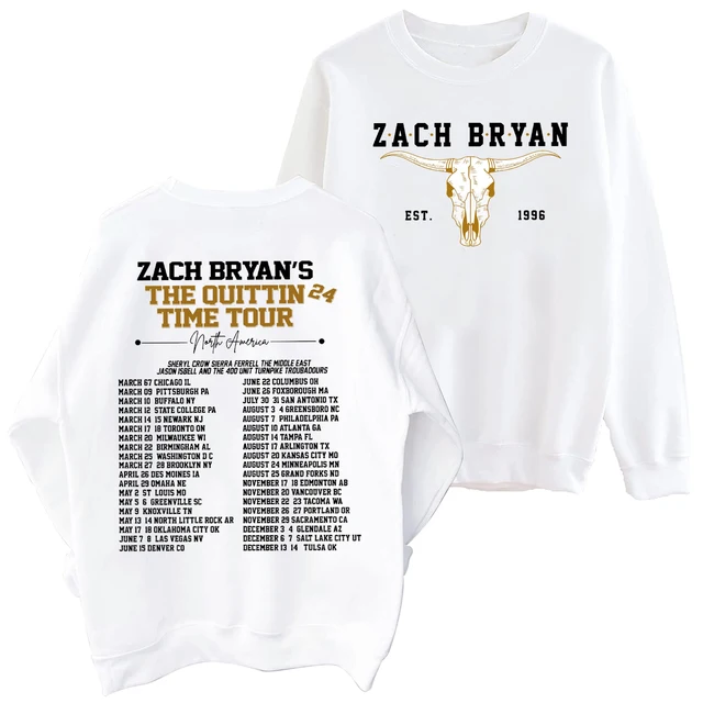 Quittin Time Tour 2024 Crewneck Hoodie